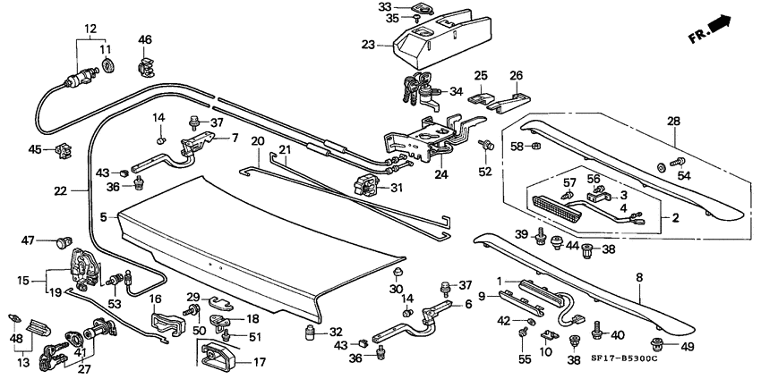Trunk lid