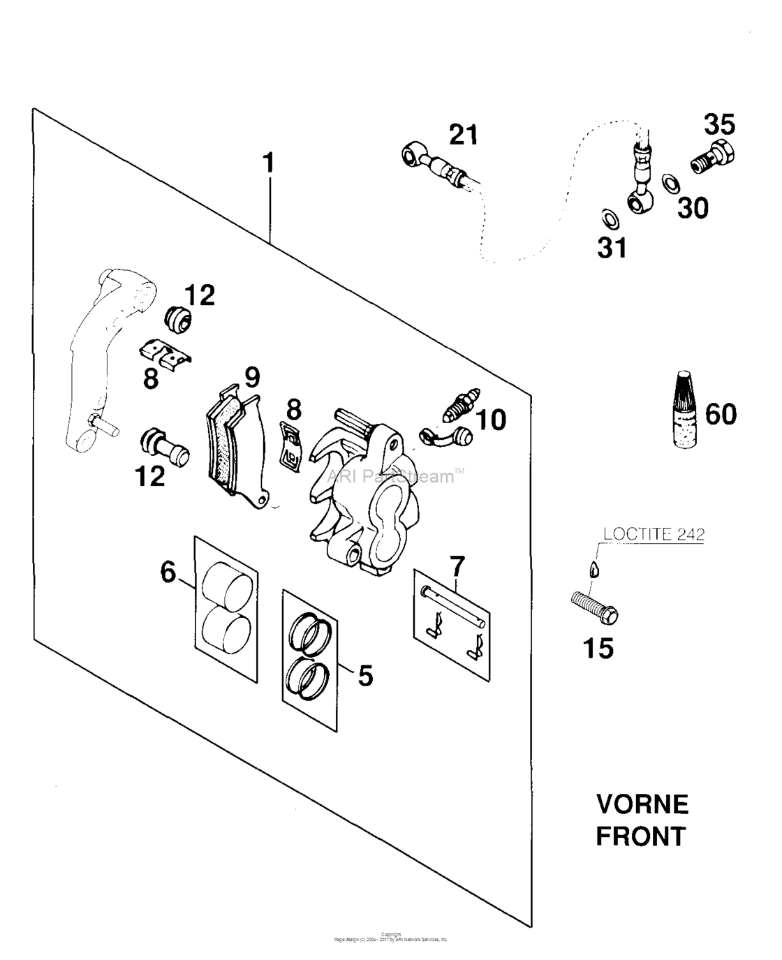 Brake Caliper Front