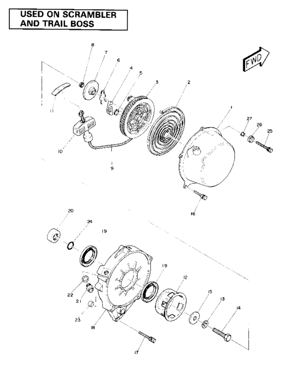 Recoil starter assembly