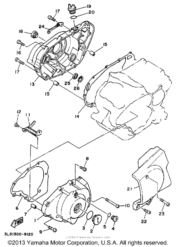 Crankcase cover