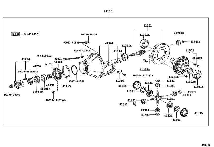 Rear Axle Housing & Differential