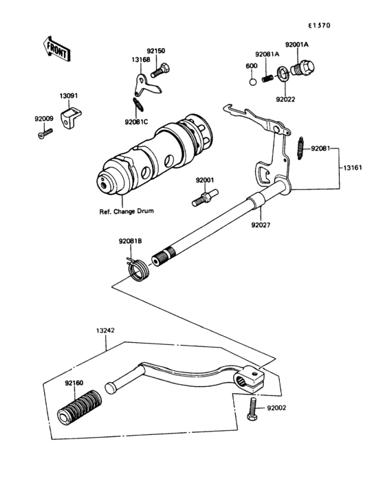 Gear change mechanism