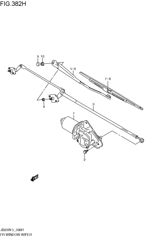 front wind windshield wiper