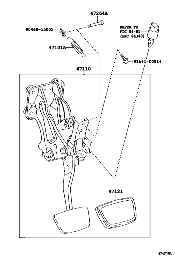 Brake Pedal & Bracket