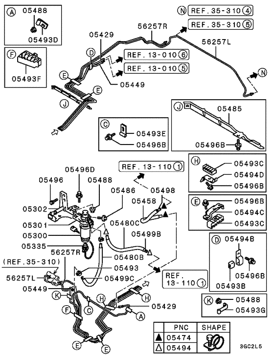 Fuel line & vapor gas control
