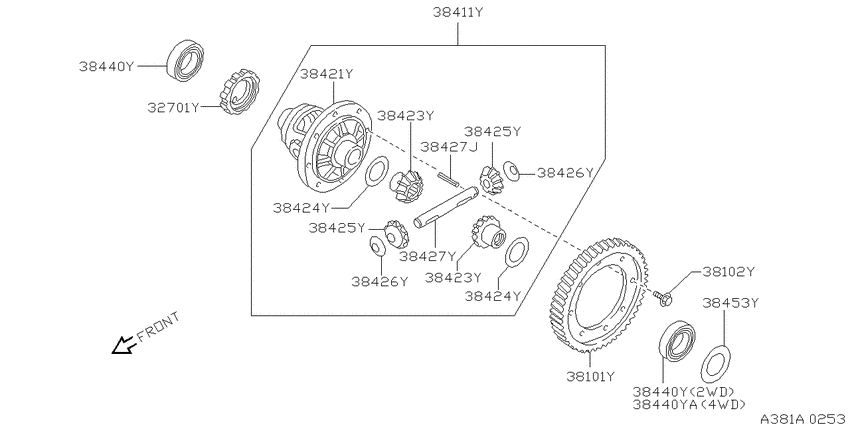 Front final drive