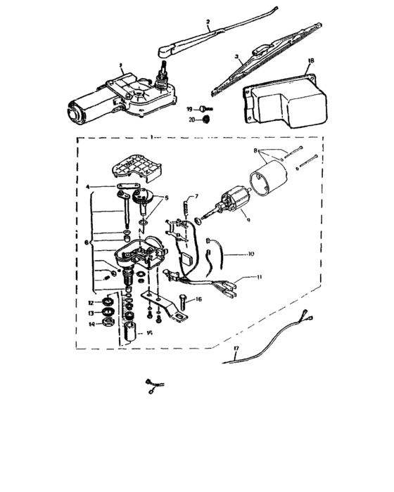 Groupe - catalog. samurai milsubgroupe - k - 1 - 2 essuie arriere