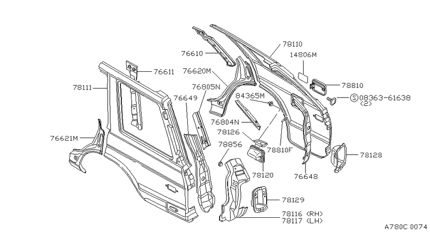Rear fender & fitting