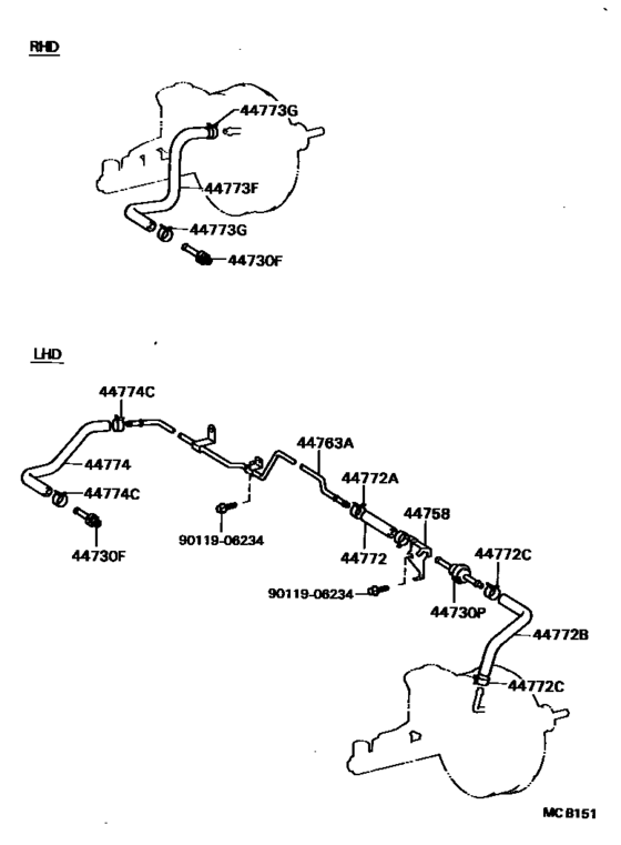 Brake Booster & Vacuum Tube