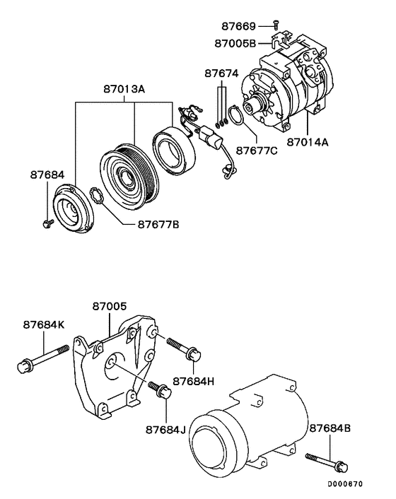 A/c condenser, piping