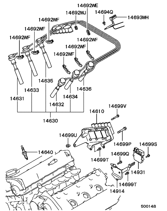 Spark plug,cable & coil