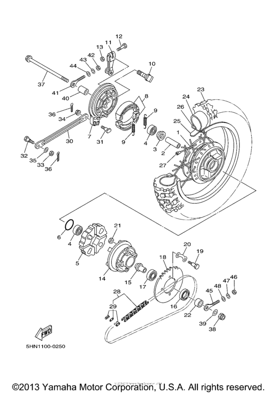Rear wheel