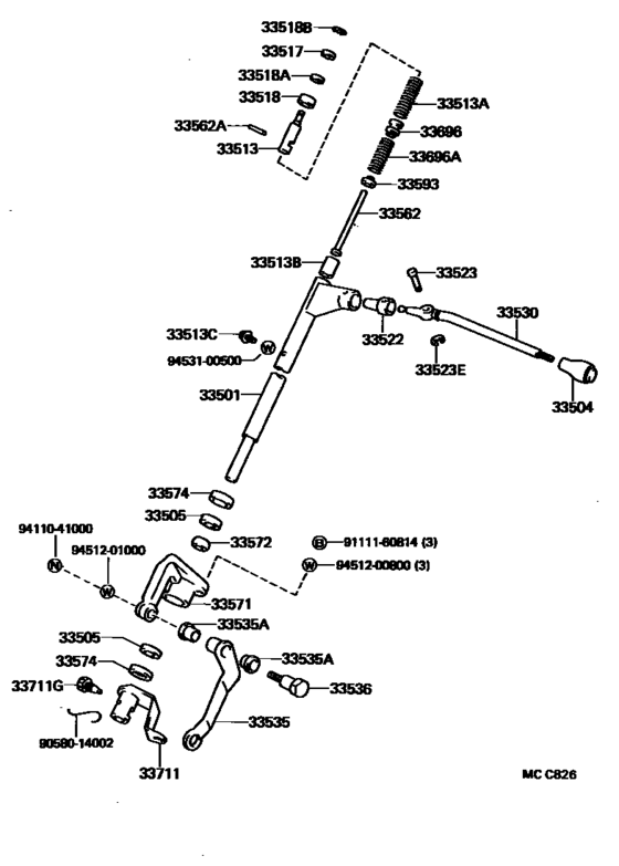 Control Shaft & Crossshaft