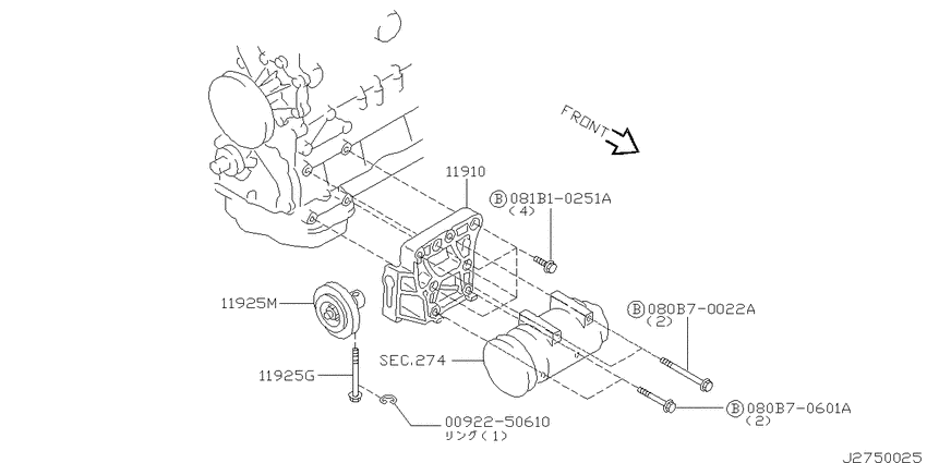 Compressor mounting & fitting