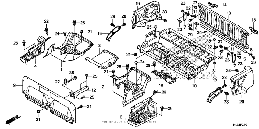 Bed plate + rear gate (2)