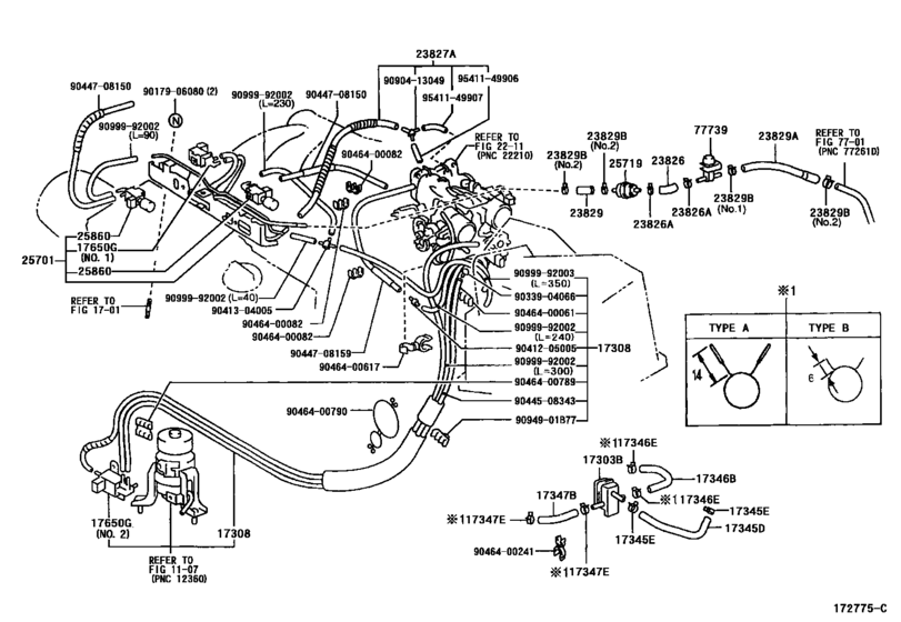 Vacuum Piping for 2000 - 2003 Toyota HIGHLANDER/ KLUGER MCU25 | U.S.A ...