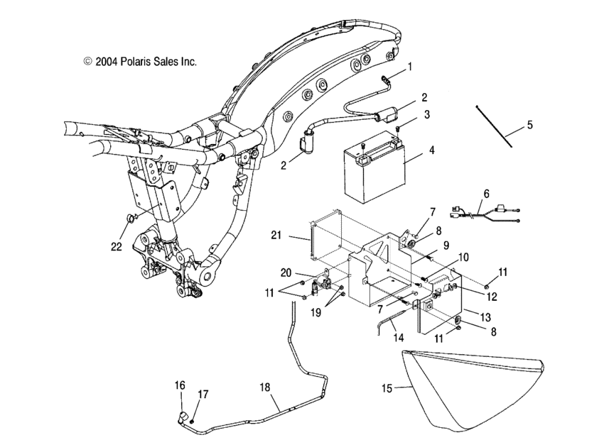 Electrical, ecm/battery box/lh side cover