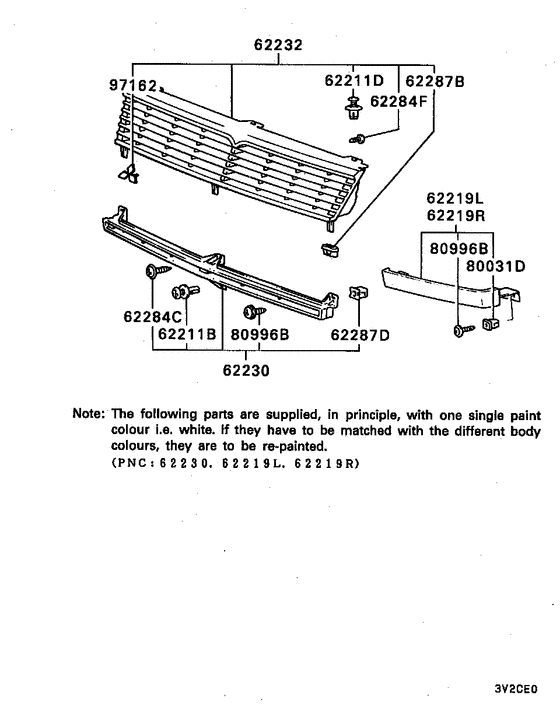 Radiator grille,headlamp bezel