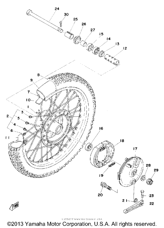 Front wheel