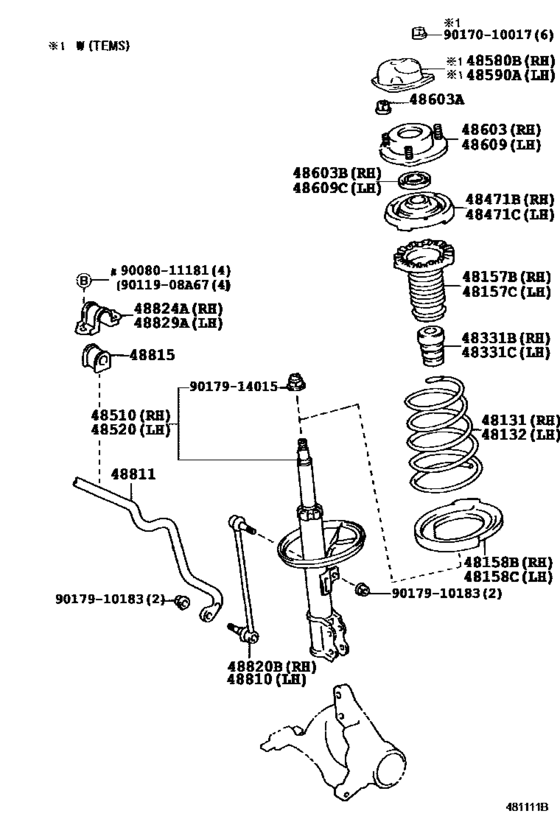 Front Spring & Shock Absorber