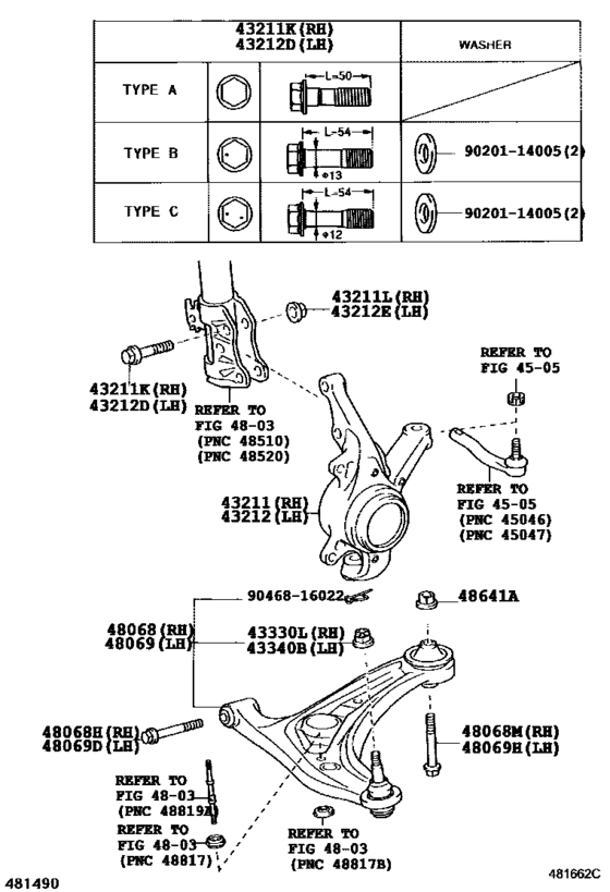 Front Axle Arm & Steering Knuckle