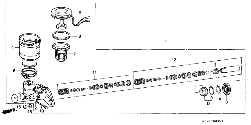 Brake master cylinder