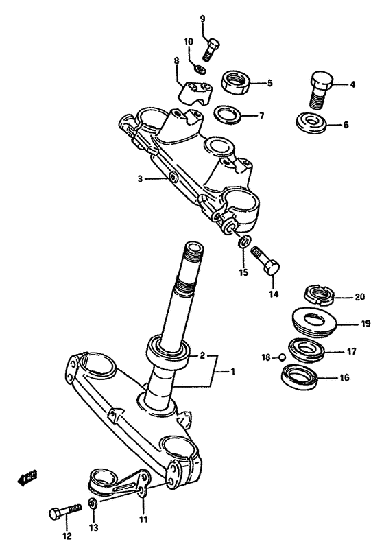 Steering stem