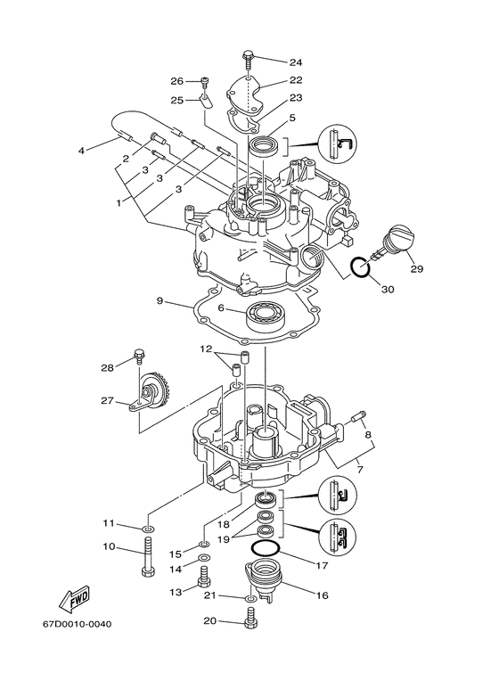 Cylinder. crankcase 2
