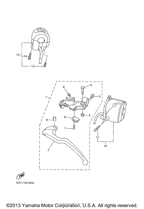Handle switch & lever