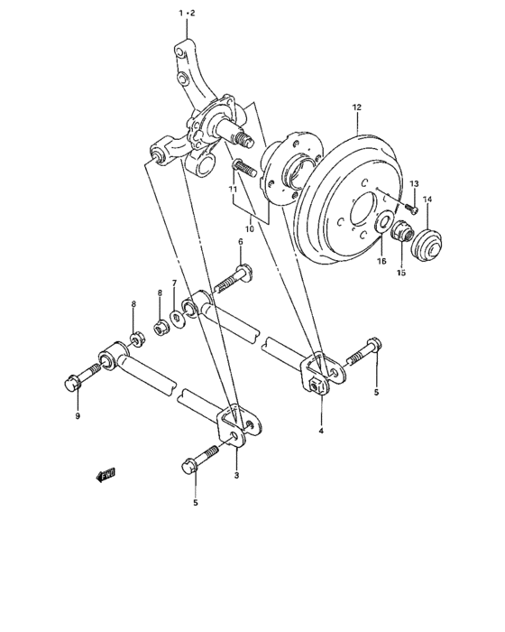 Rear axle