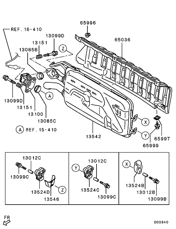 Exhaust pipe & muffler
