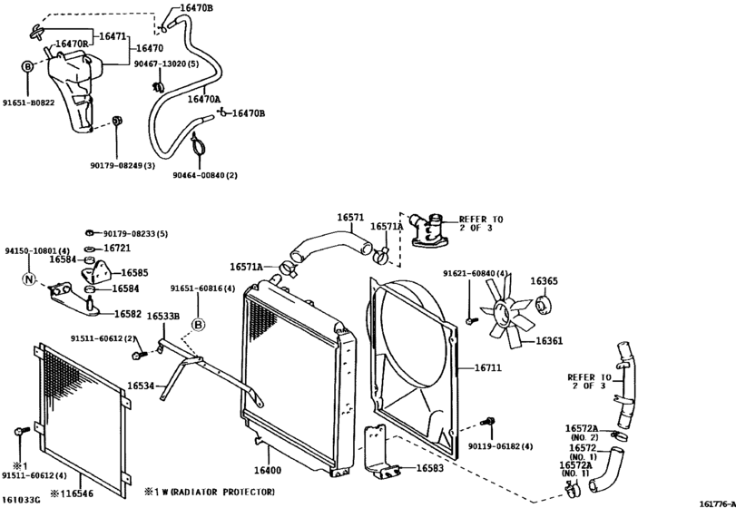 Radiator & Water Outlet