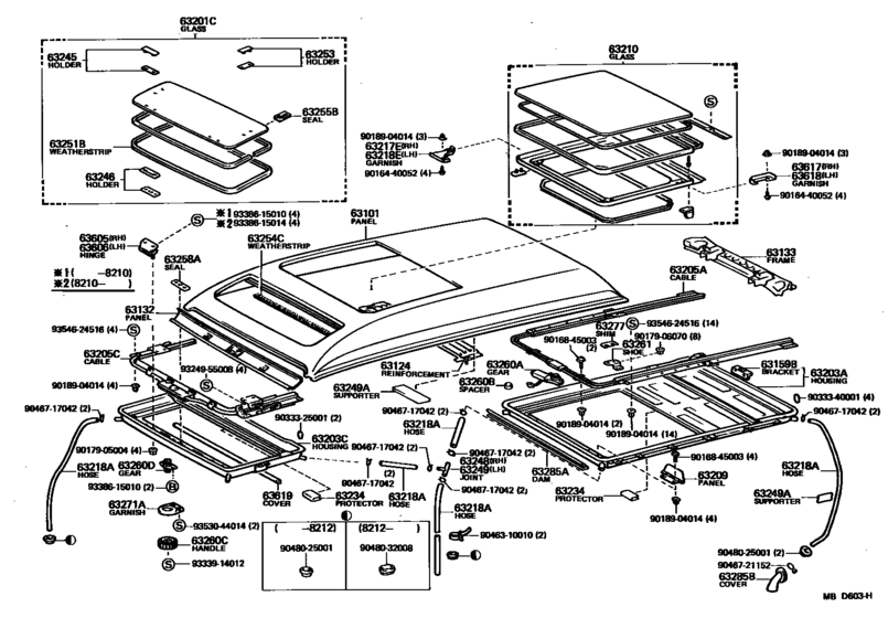 Roof Panel & Back Panel