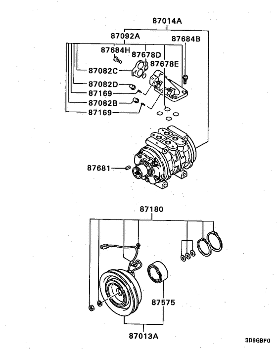 A/c cond, piping(auto,full:a)