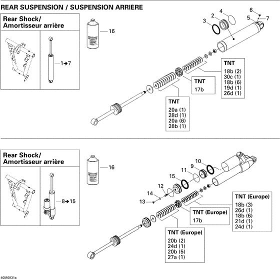 08- take apart shock, rear 1