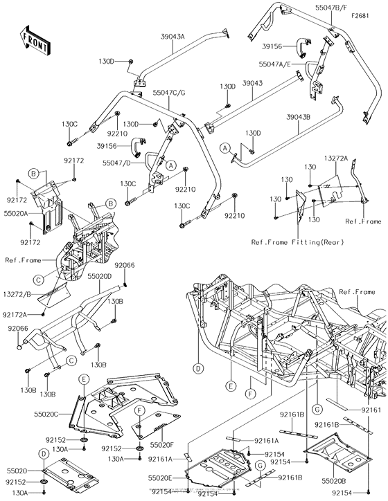 Guards/cab Frame
