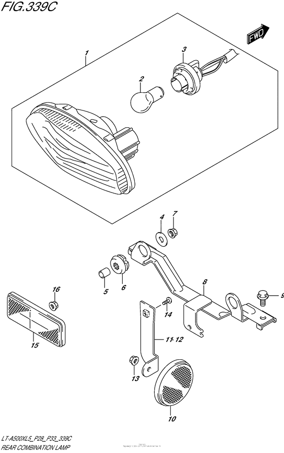 Rear Combination Lamp (Lt-A500Xzl5 P28)