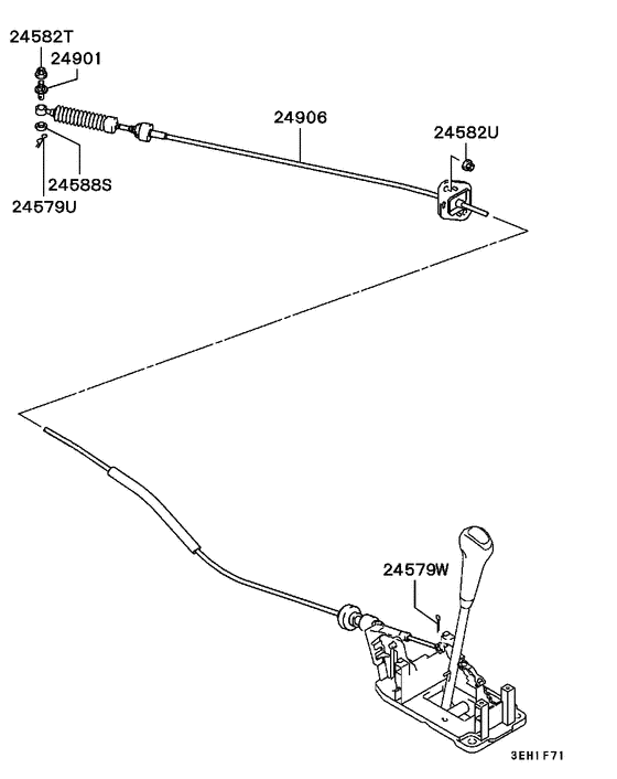 A/t floor shift linkage