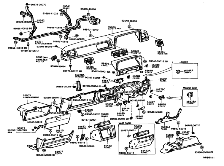 Instrument Panel & Glove Compartment