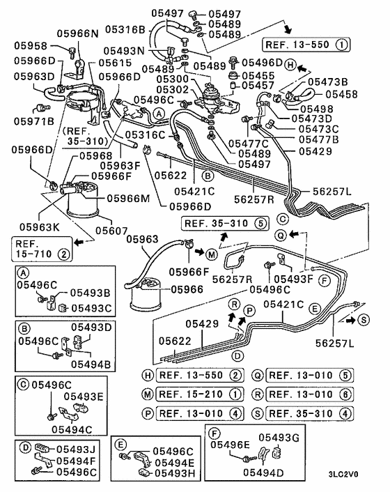 Fuel line & vapor gas control