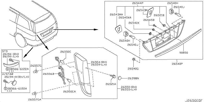 Rear combination lamp