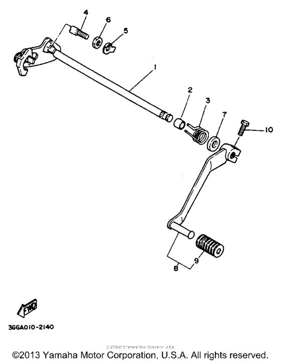 Shift shaft