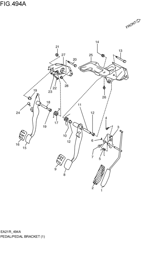 pedal / pedal bracket