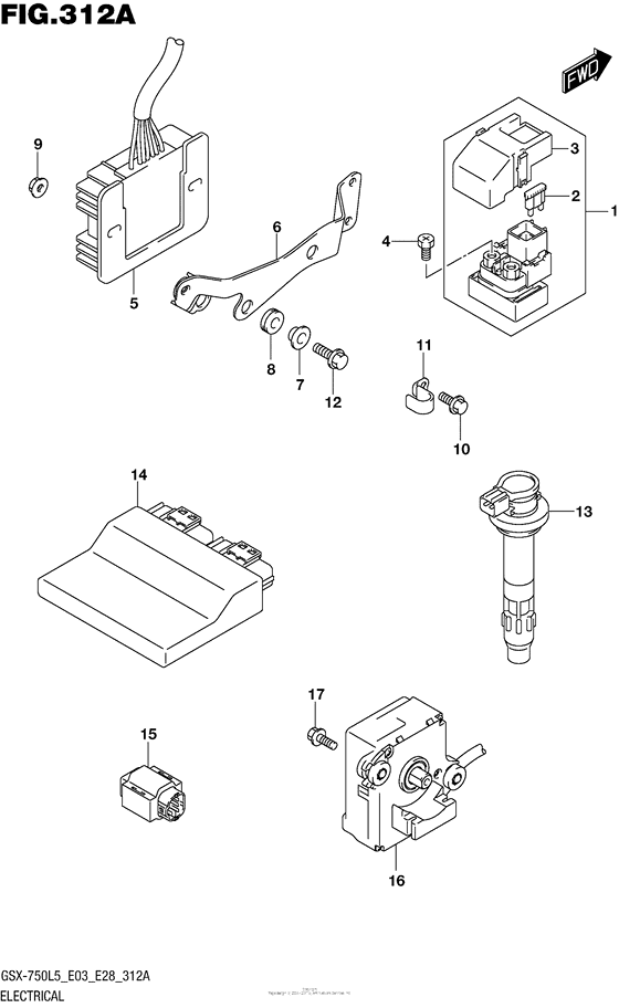 Electrical (Gsx-R750L5 E03)
