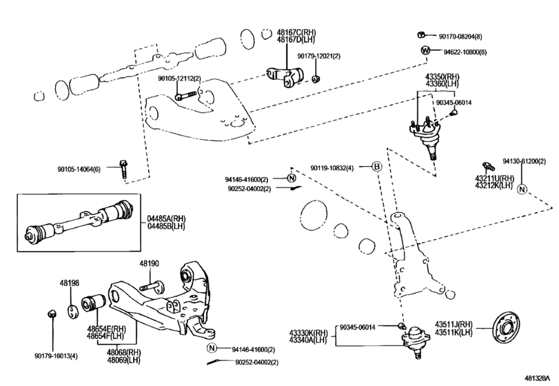 Front Axle Arm & Steering Knuckle