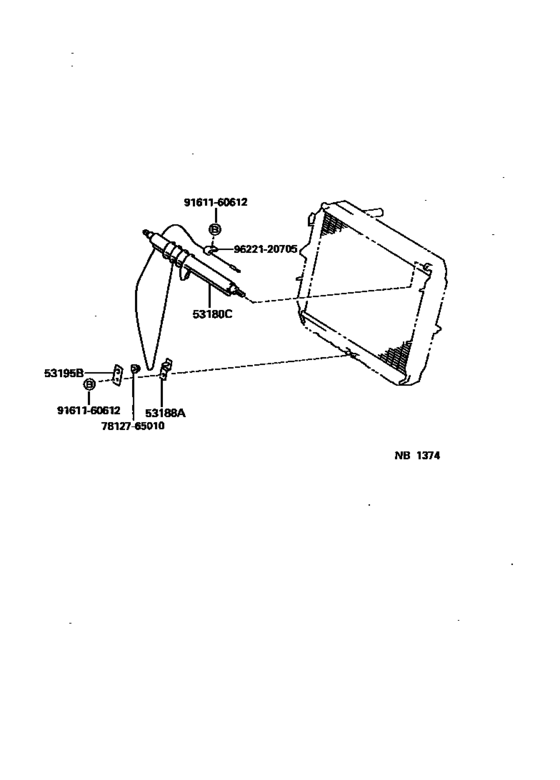 Radiator Support & Wind Guide