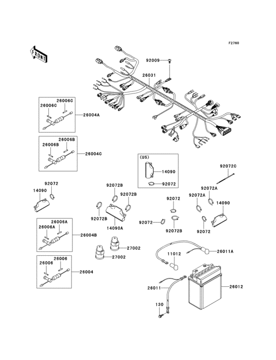 Chassis electrical equipment