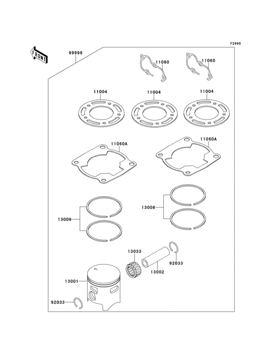 Optional parts(top end kit)