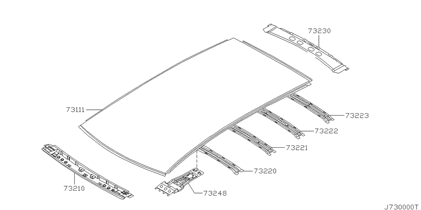 Roof panel & fitting