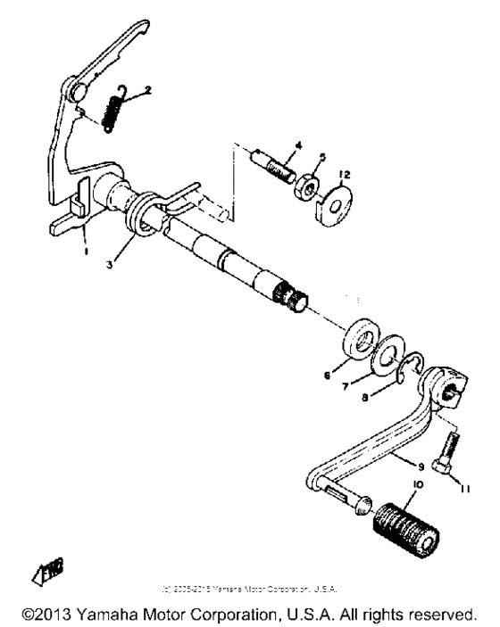 Shift shaft